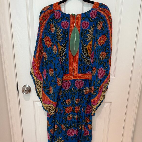 FARM RIO PINEAPPLE GARDEN MAXI KAFTAN DRESS NEW WITH TAGS (NWT) - Picture 3 of 15
